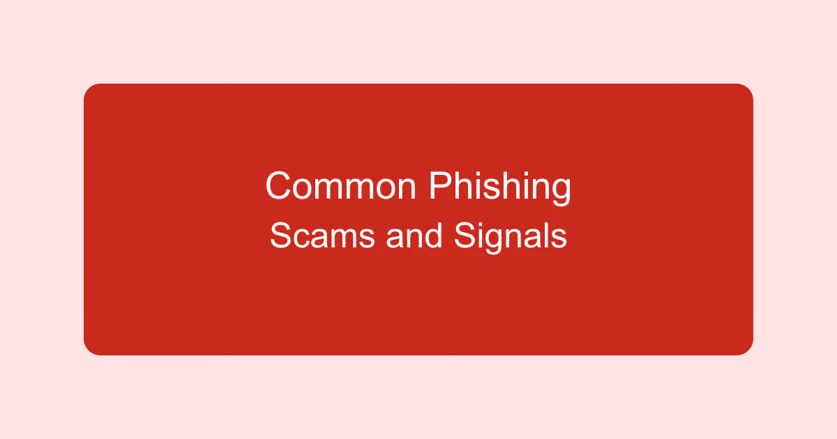 A computer screen showing a phishing email with a warning icon