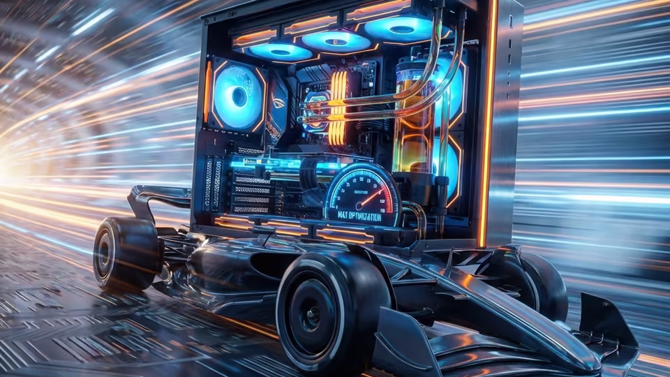 A frustrated person looking at a slow loading computer screen