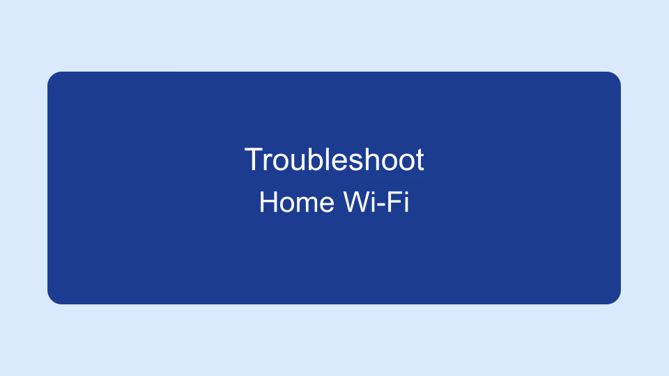 A Wi-Fi router with a red warning light, indicating a network problem