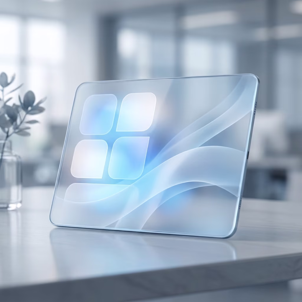 Technician working on computer